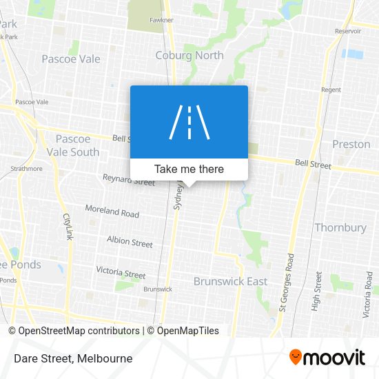 Dare Street map