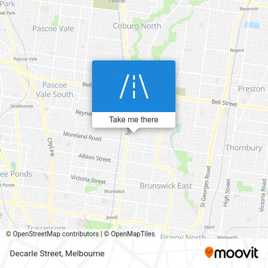 Decarle Street map