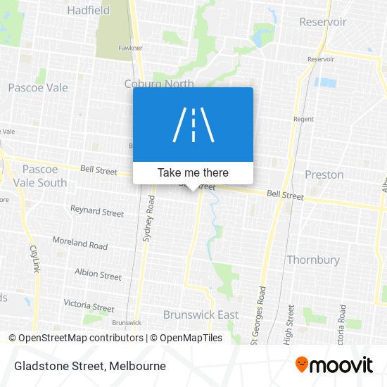 Gladstone Street map