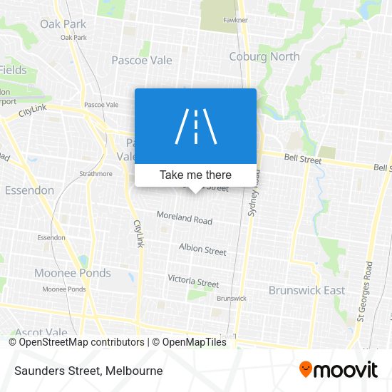 Saunders Street map