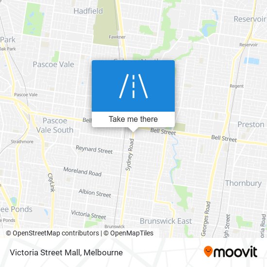 Mapa Victoria Street Mall