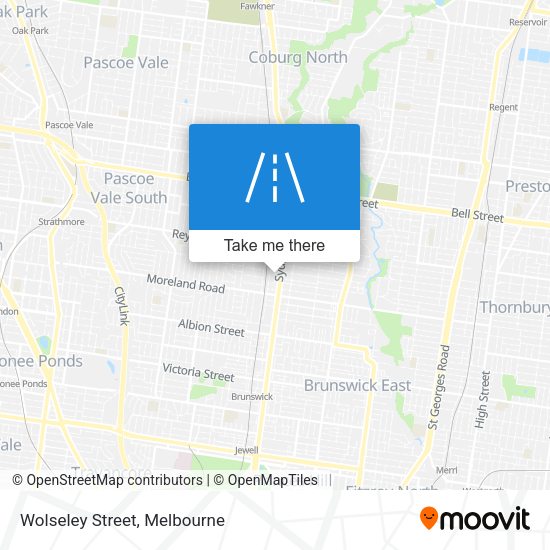 Wolseley Street map