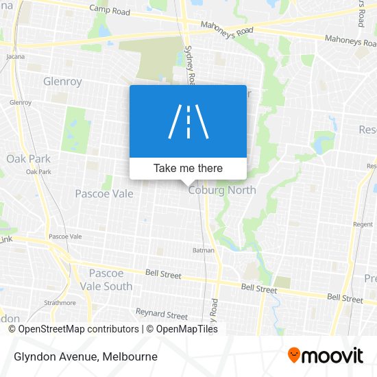 Glyndon Avenue map