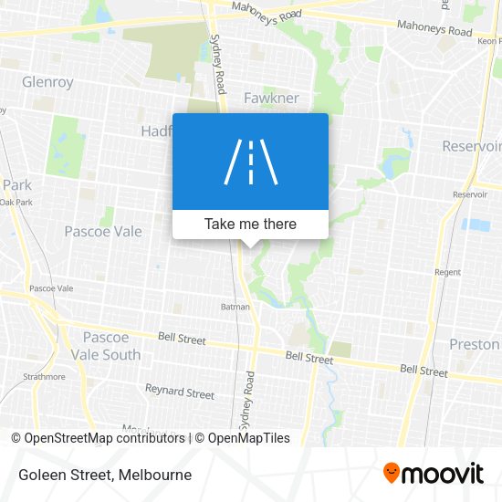 Goleen Street map
