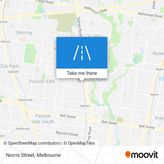 Norris Street map