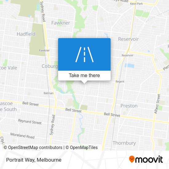 Portrait Way map