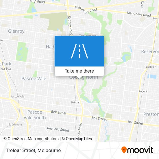 Treloar Street map