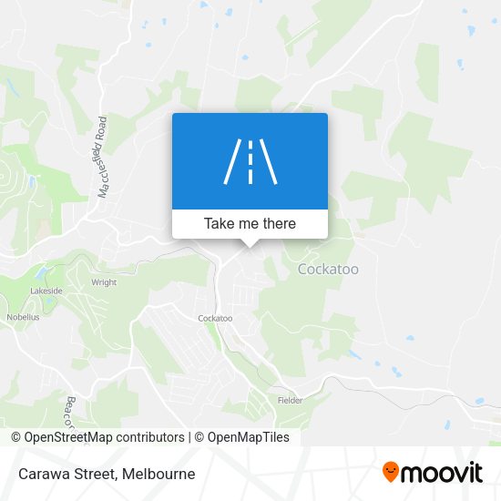 Carawa Street map