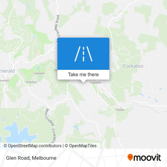 Glen Road map