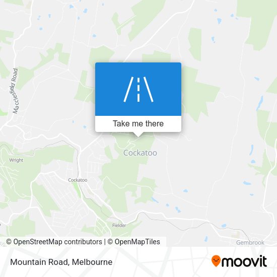 Mountain Road map