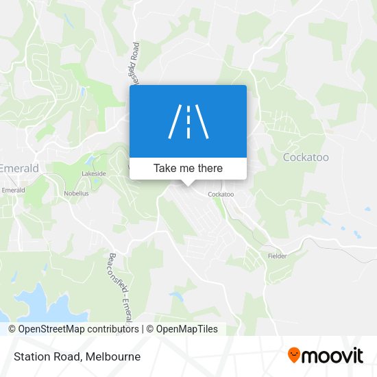 Station Road map