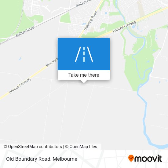 Old Boundary Road map