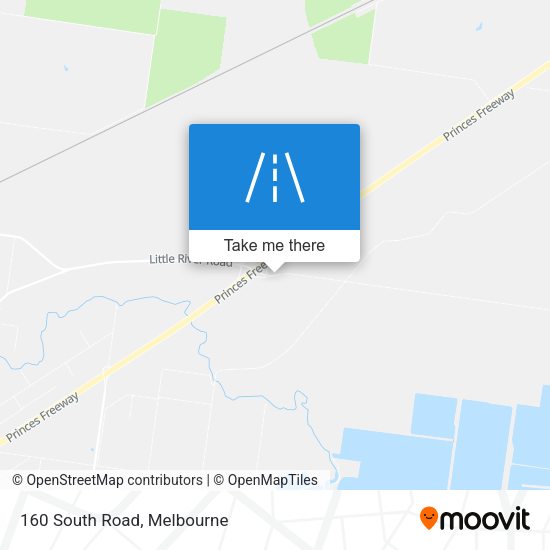160 South Road map