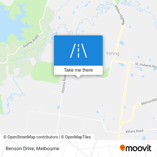 Benson Drive map
