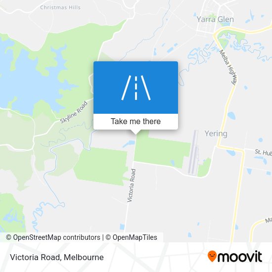 Victoria Road map