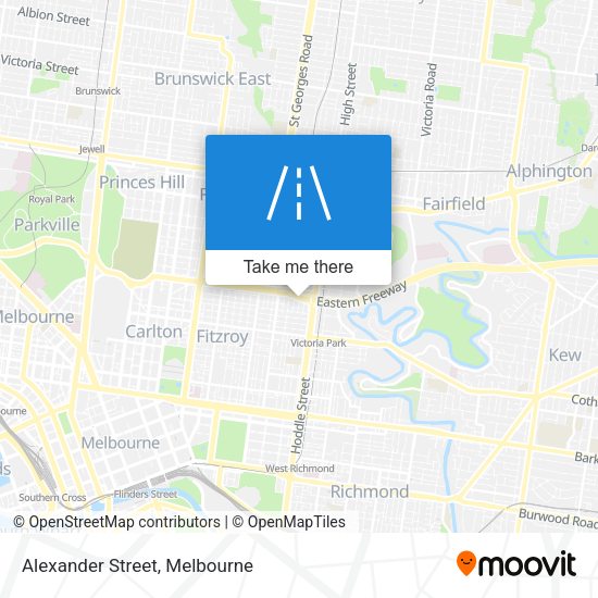 Alexander Street map