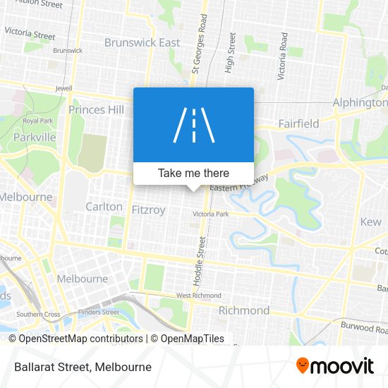 Ballarat Street map