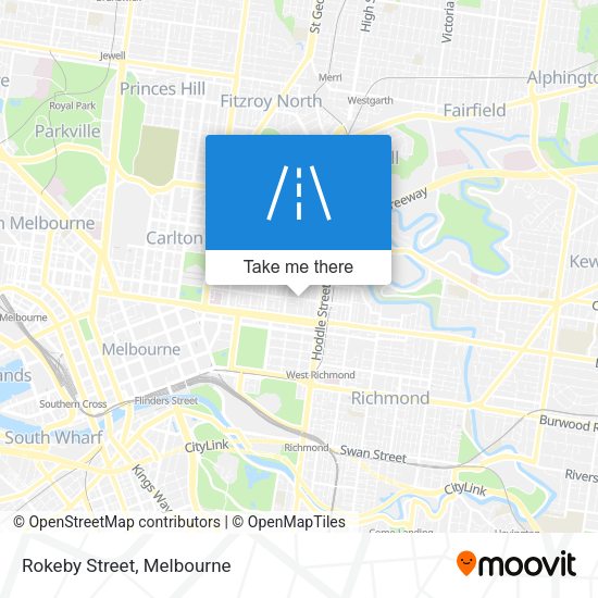 Rokeby Street map