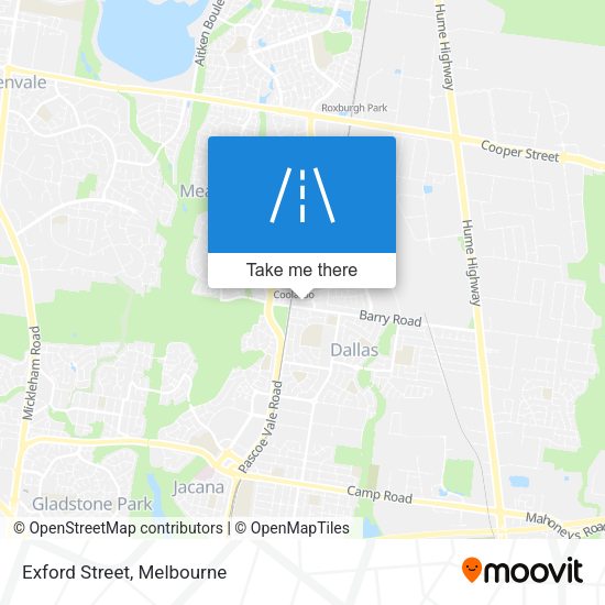 Exford Street map