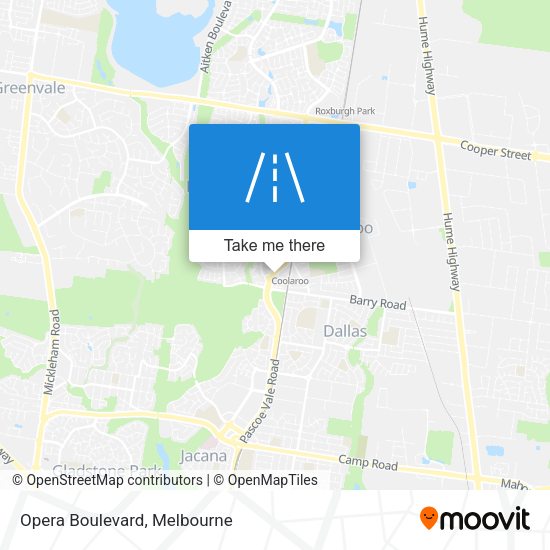 Opera Boulevard map