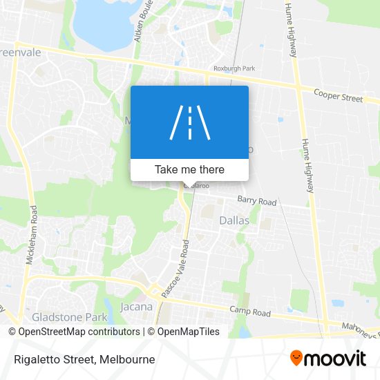 Rigaletto Street map
