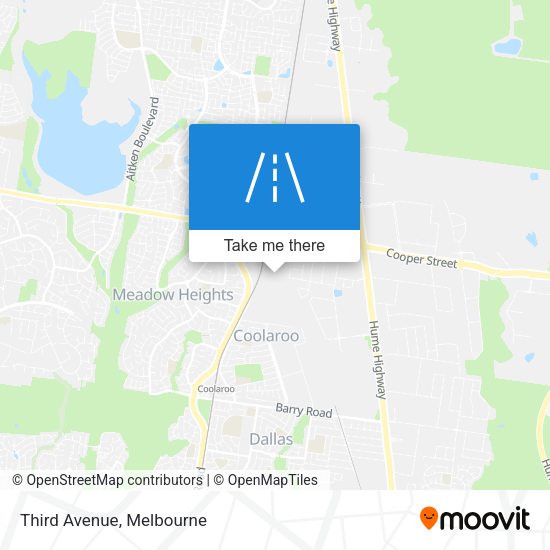 Third Avenue map