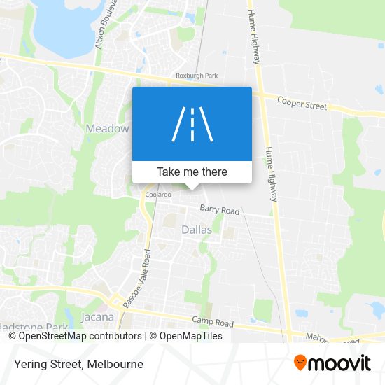 Yering Street map