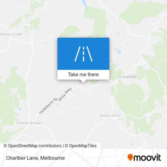Charlber Lane map