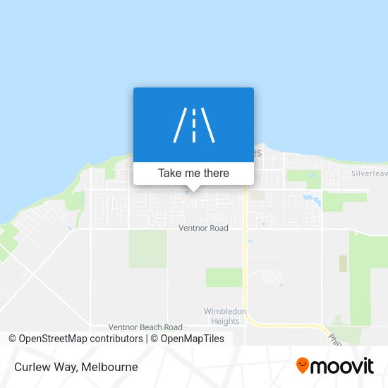 Curlew Way map