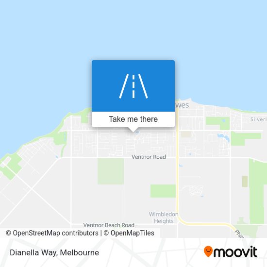 Dianella Way map