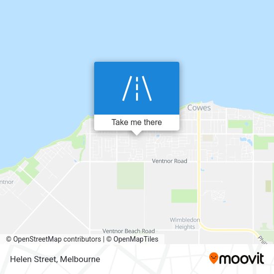 Helen Street map