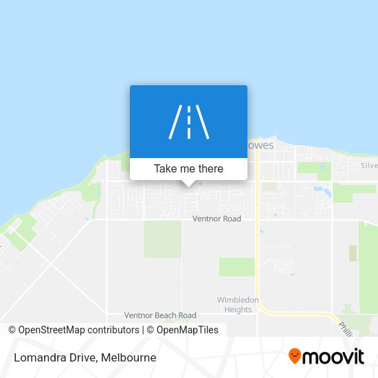 Lomandra Drive map