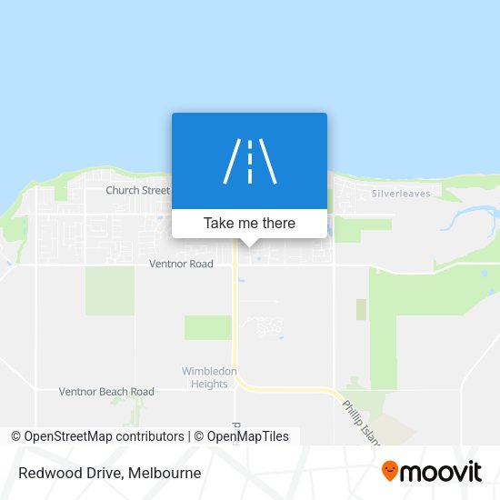 Redwood Drive map