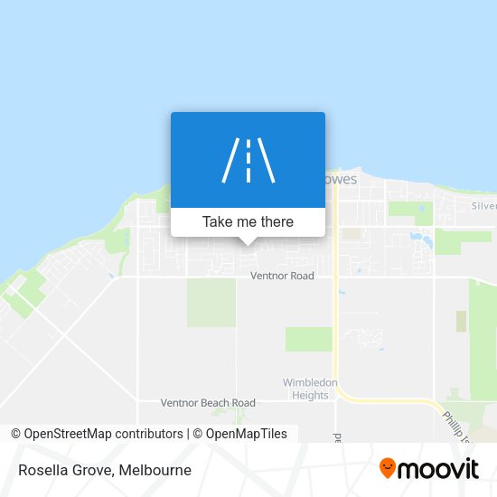 Rosella Grove map