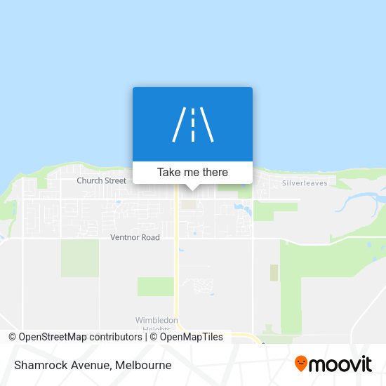 Shamrock Avenue map