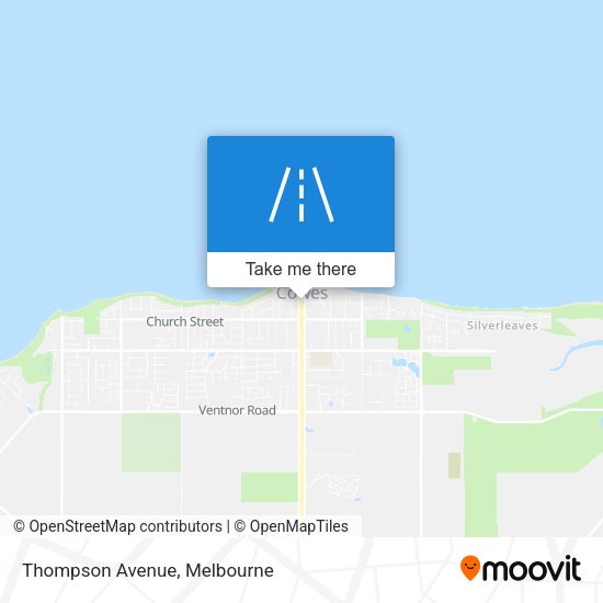 Thompson Avenue map