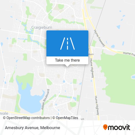 Amesbury Avenue map