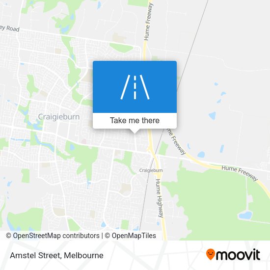 Amstel Street map