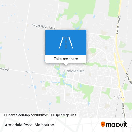 Armadale Road map