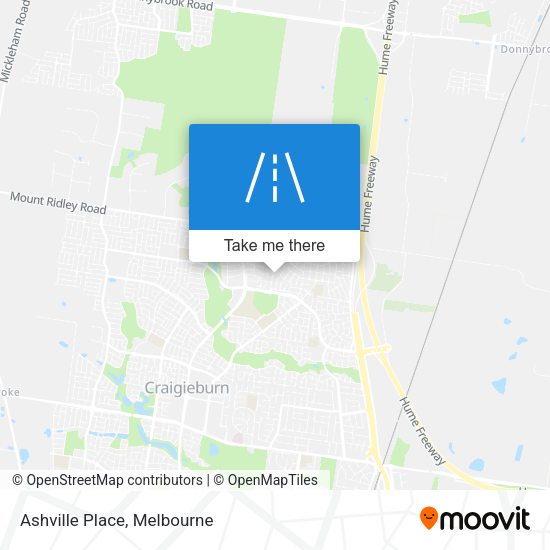 Ashville Place map