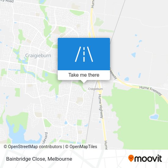 Bainbridge Close map