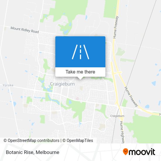 Botanic Rise map