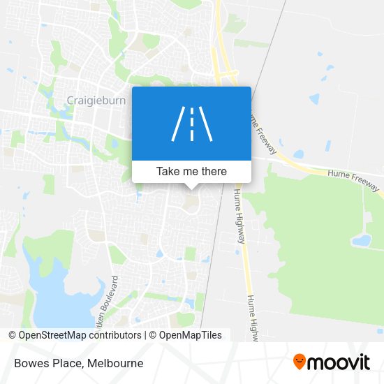 Bowes Place map