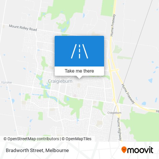 Bradworth Street map