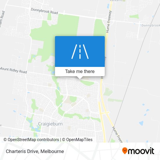 Charteris Drive map