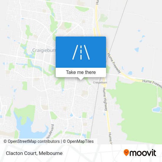 Clacton Court map