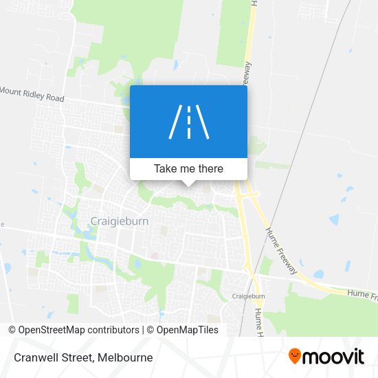 Cranwell Street map