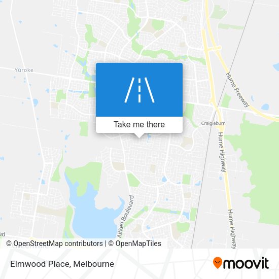 Elmwood Place map