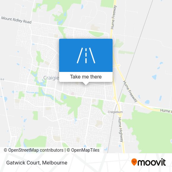 Gatwick Court map
