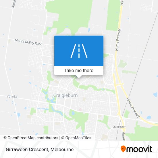 Girraween Crescent map